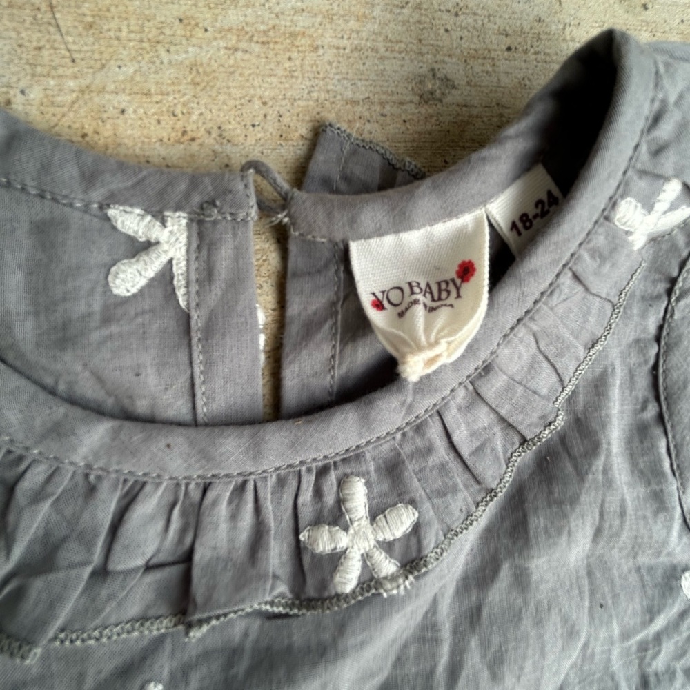 NWOT Toddler Linen Two Piece Outfit - Picture 2 of 9